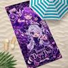 Game Yunyun Syndrome Towel Towel Beach Towel Oversized Quick Dry Towel Absorbent Soft Swim BeachTowels for Men Women
