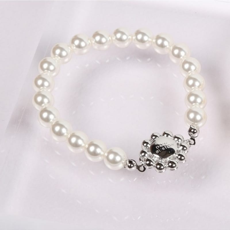 Dana Burton [Magnetic One-Touch] Ballerina Bracelet_8mm Pearl