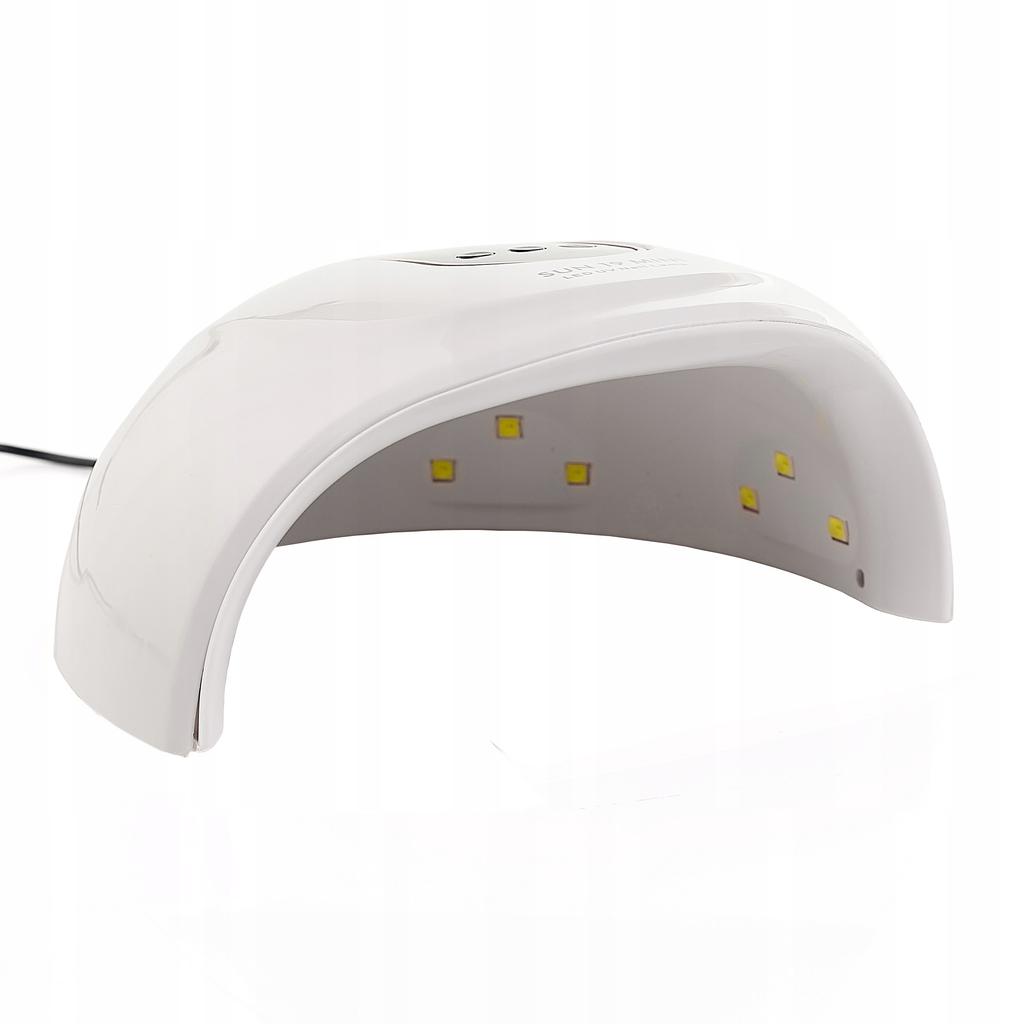 Lampa do paznokci hybryd żeli uv sun 19 mini lcd dual led 72w usb manicure