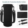 Neoprene Insulated Bottle Pouch Adjustable Strap Bottle Bag Portable Water Bottle Sleeve