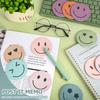24 Packs Smile Face Sticky Notes Boho Happy Face Memo Pads Colorful Reminder Notes for Back to School Annotating Office Classroom Study, 480 Sheets