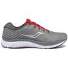 SAUCONY Guide 13 Stability Comfortable Mesh Non-Slip Support Lightweight Low-Top Casual Running Shoes Men Sneaker Gray Red S20548-30