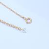 S925 Silver Plated 14K Gold Smart Bracelet Women's Niche Personality Circle Zircon Bracelet Dunli Jewelry