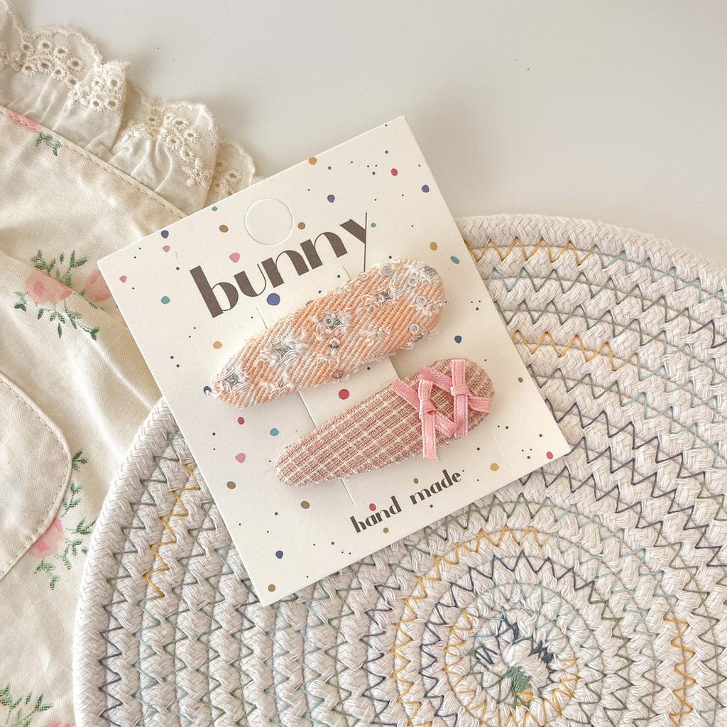 Stoff Vielseitig Haarnadel Pony Ausgefallenes Haar Seitenclip Blume Herz Kopfschmuck Kopfbedeckung Mädchen Kinder Haaraccessoires