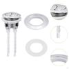 Flush Button for Toilets, Round Tank Accessory Options Available