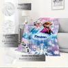 1pc Flannel Frozen Theme Frozen s Bedroom Decoration Bed Throw Blanket Sofa Blanket Gift Home Decoration Warm and Comfortable