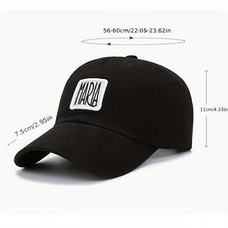 Classic Men's Baseball Cap with Embroidered Letters - Stylish and Comfortable Headwear for Any Occasion