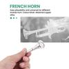 Xsdjasd French Horn Mouthpiece Kit Includes 1 French Horn Mouthpiece for Adults, Kids, and Beginners - B