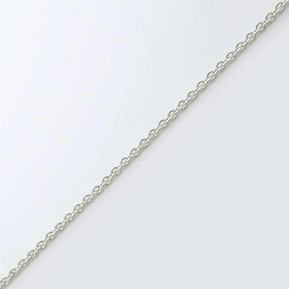 TIFFANY&Co. Teardrop 3P Necklace Silver925 4.3g Women Used