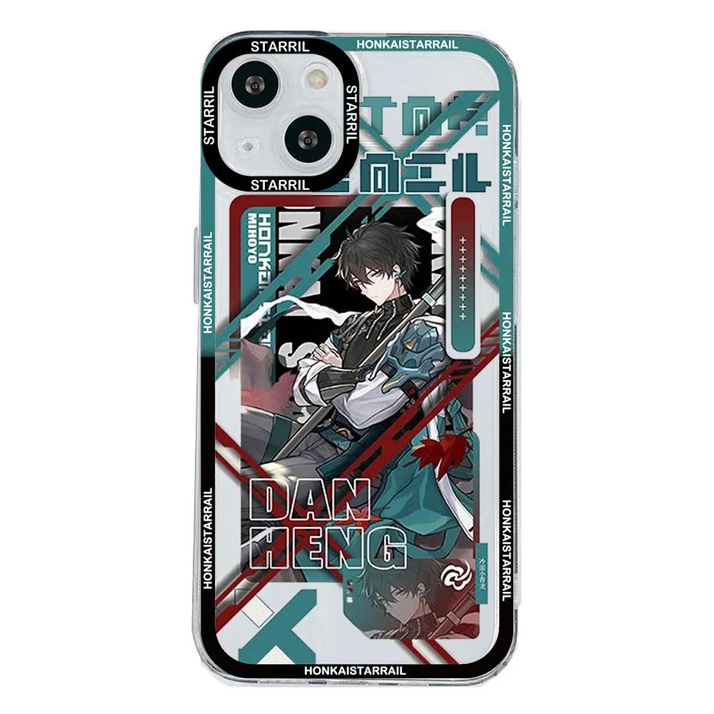 

Honkai Star Rail Blade Jing Yuan Phone Case for IPhone 13 12 11 14 15 Pro Max Mini Soft Cover for IPhone X XS Max XR 7 8Plus SE2 iPhone 12ProMax