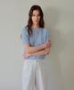 THEELO Diamond Pattern Cardigan (Light Blue)