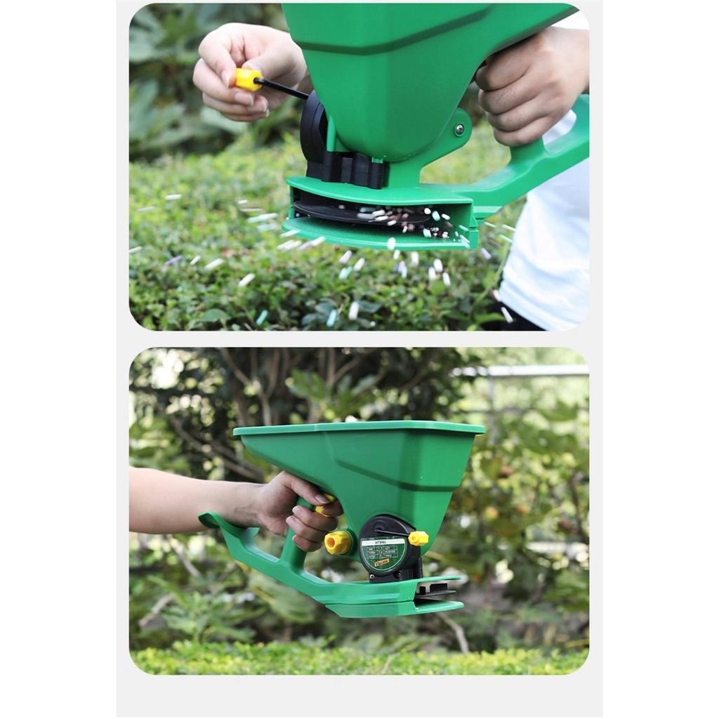 Handheld Grass Seed Spreader Manual Lawn Seeder for Corn Fertilizer Automatic Garden Sowing Portable Granular Spreader Planter