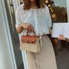 Small box bag women's 2025 new fashion Korean version woven shoulder bag messenger bag women's straw bag