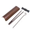 4 in 1 Kungfu Tea Set Copper Tea Scoop Tea Clip Tea Spoon Chinese Tea Tool Set Ceremony Accessories