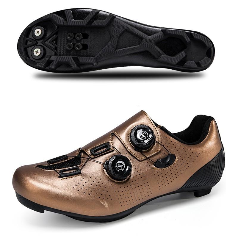 Mens Cycling Shoes Road Mountain Bike With Stiff Sole Breathable Fit Unisex Riding Footwear
