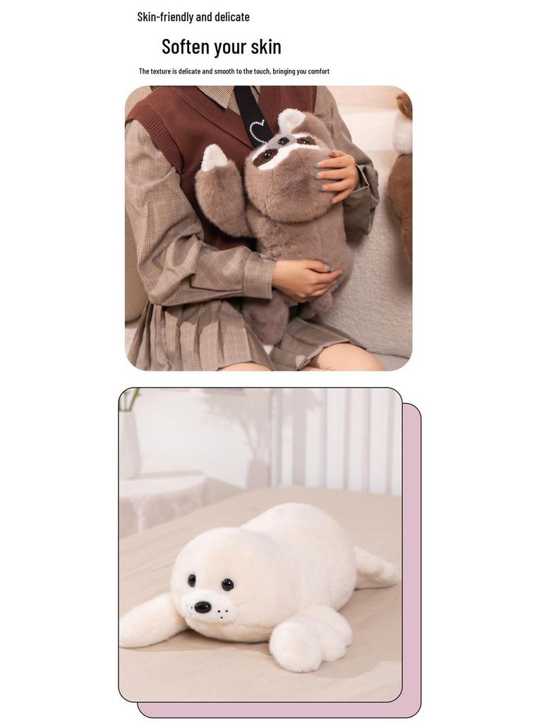 New Sloth Plush Monkey and Puppy Sleep Companion Pillow Toy Gift