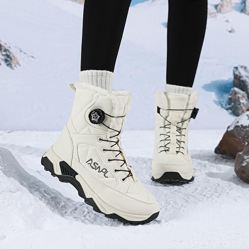 TUINANLE Large Size Women's Snow Boots Comfortable Warm Non-Slip Cotton Shoes for Cold Weather Men Winter Boots