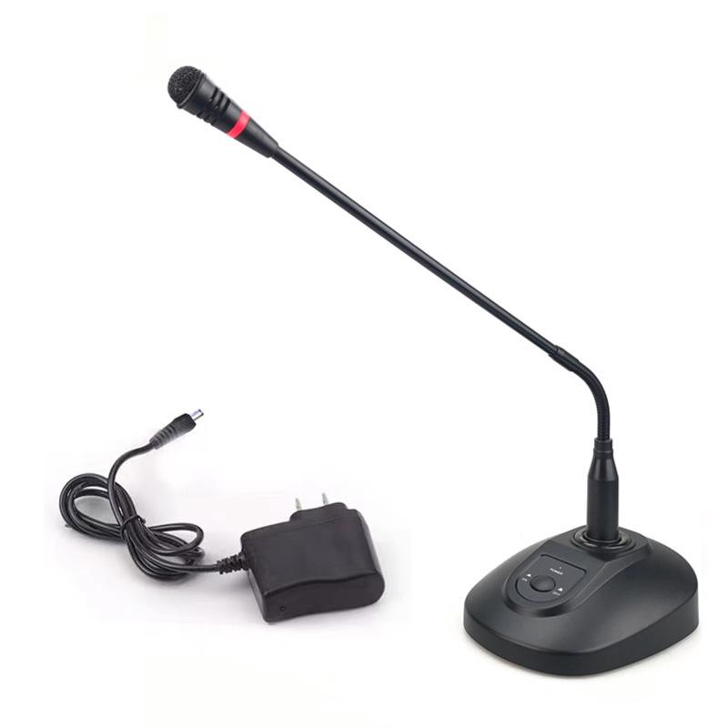 Professional Gooseneck Desktop Microphone for Conferences and Speeches