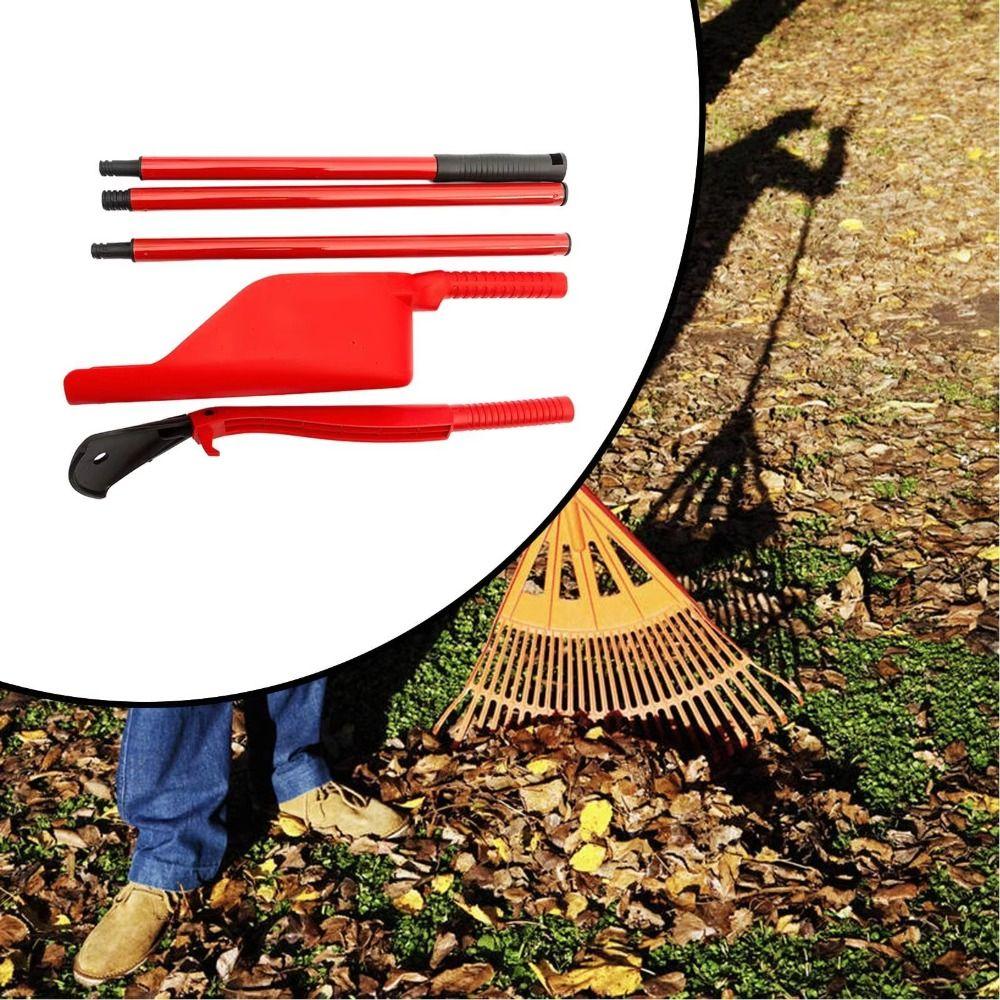 5pcs Plastic Handle Retractable Drain Gutter Scoop Easy To Use Extendable Drain Cleaning Kit Portable Sturdy