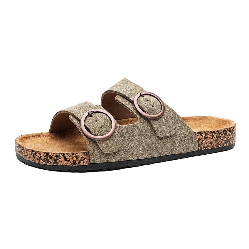 Unisex Thick Sole Slide Sandals Lightweight Comfortable Breathable Anti Slip Soft Sole Daily Walking Travel Outdoor Footwear 36