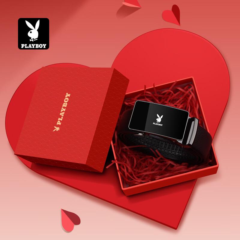

Playboy Men s Automatic Buckle Belt with Gift Box 120cm