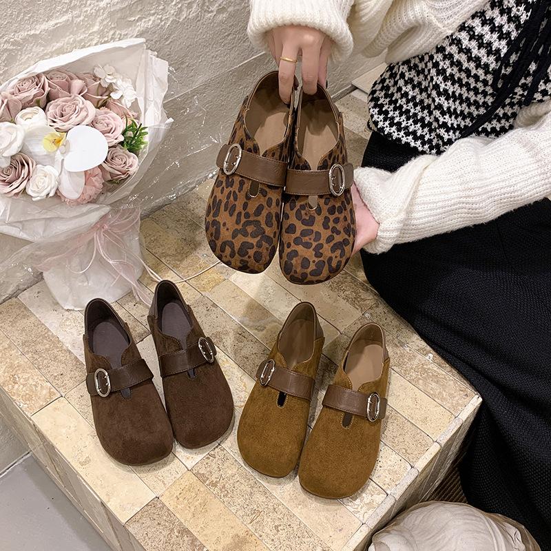 Anti-slip Shoes with Thick Soles, Women's Spring-autumn New Style Soft-soled Shoes