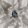 Silberring mit natürlichem Topas 5,98ct, Gewicht des Schmuckstücks 4,94 g (2179702)