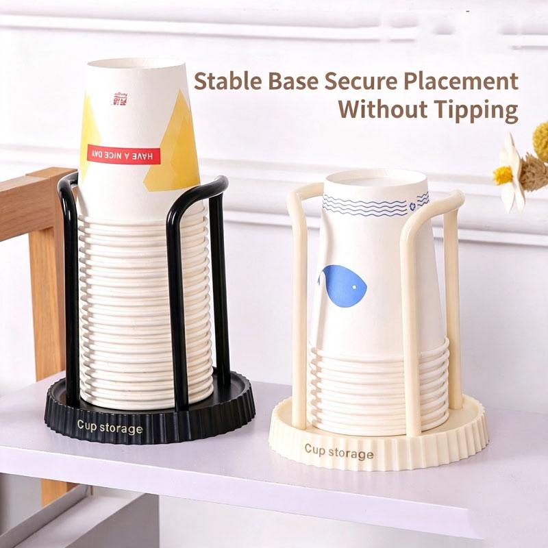 Minimalist Paper Cup Holder, Household Disposable Cup Storage Rack, Multifunctional Desktop Coffee and Milk Tea Cup Storage Rack