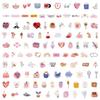 100 Valentine's Day Graffiti Stickers Suitcase Car Notebook Skateboard Water Cup Waterproof Decorative Stickers