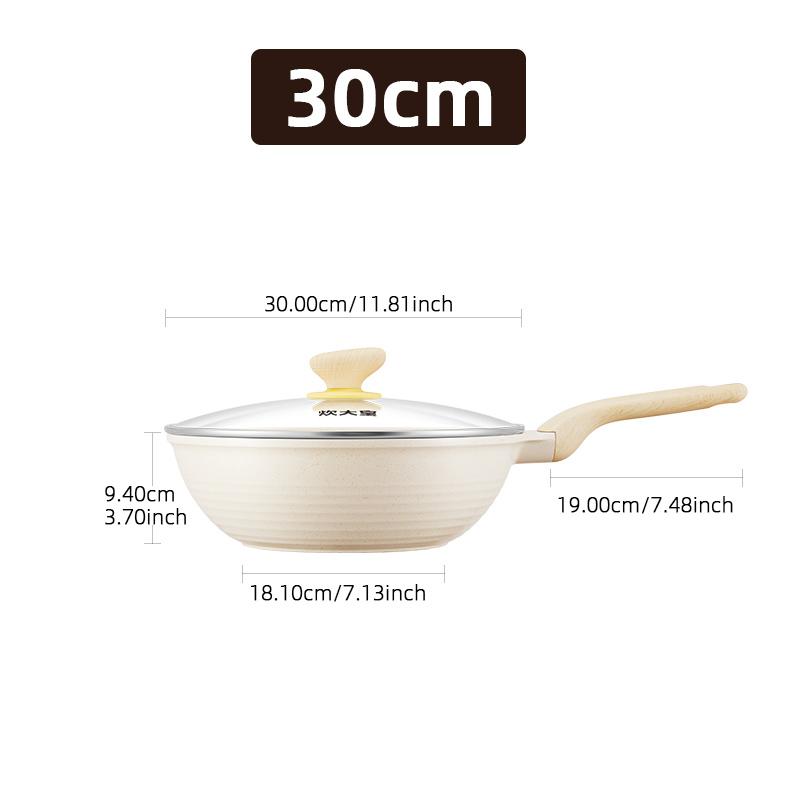 COOKER KING Non-Stick Pan Wok Frying Pan Home Steak Skillet Pancake Fried Induction Cooker Gas Stove Saucepan kitchen Cookware
