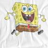 SpongeBob SquarePants Unisex Adult Happy Running T-Shirt