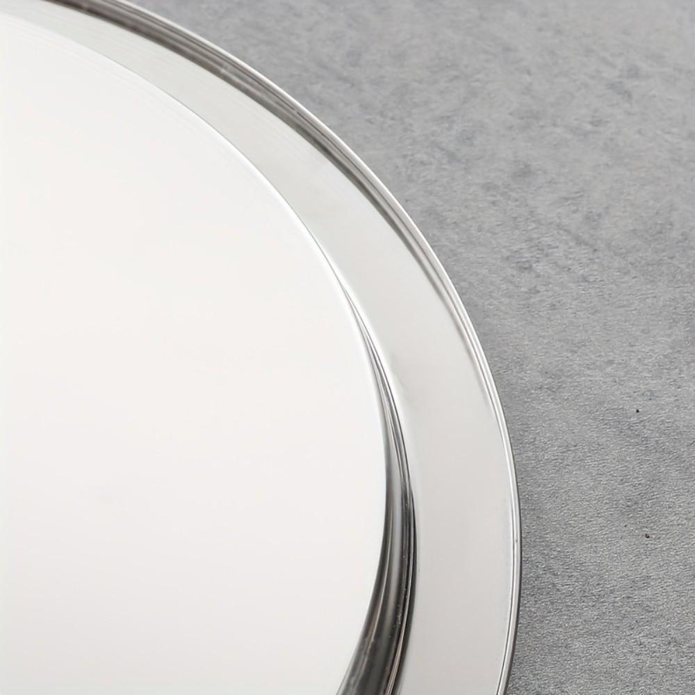 Stainless Steel Stainless Steel Dining Dish Thickened Breakfast Serving Tray BBQ