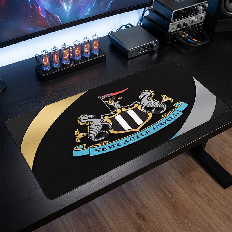 Tappetino Mouse Grande Stampa Calcio Newcastle United, Tappetino Esteso Antiscivolo per Scrivania da Gioco per Ufficio Casa