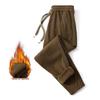 XueZhongFei Men's Corduroy Thermal Straight-Leg Casual Pants