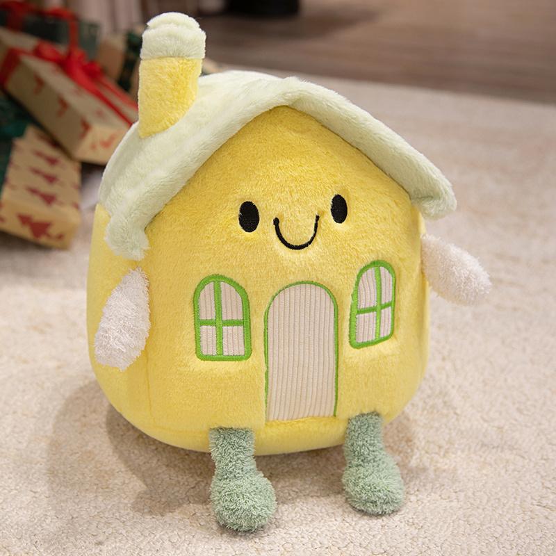 Super Cartoon Plush Throw Pillow for Baby - Sleeping Comfort Doll Car Airplane House Soft Toy Ideal Christmas & Halloween Gift