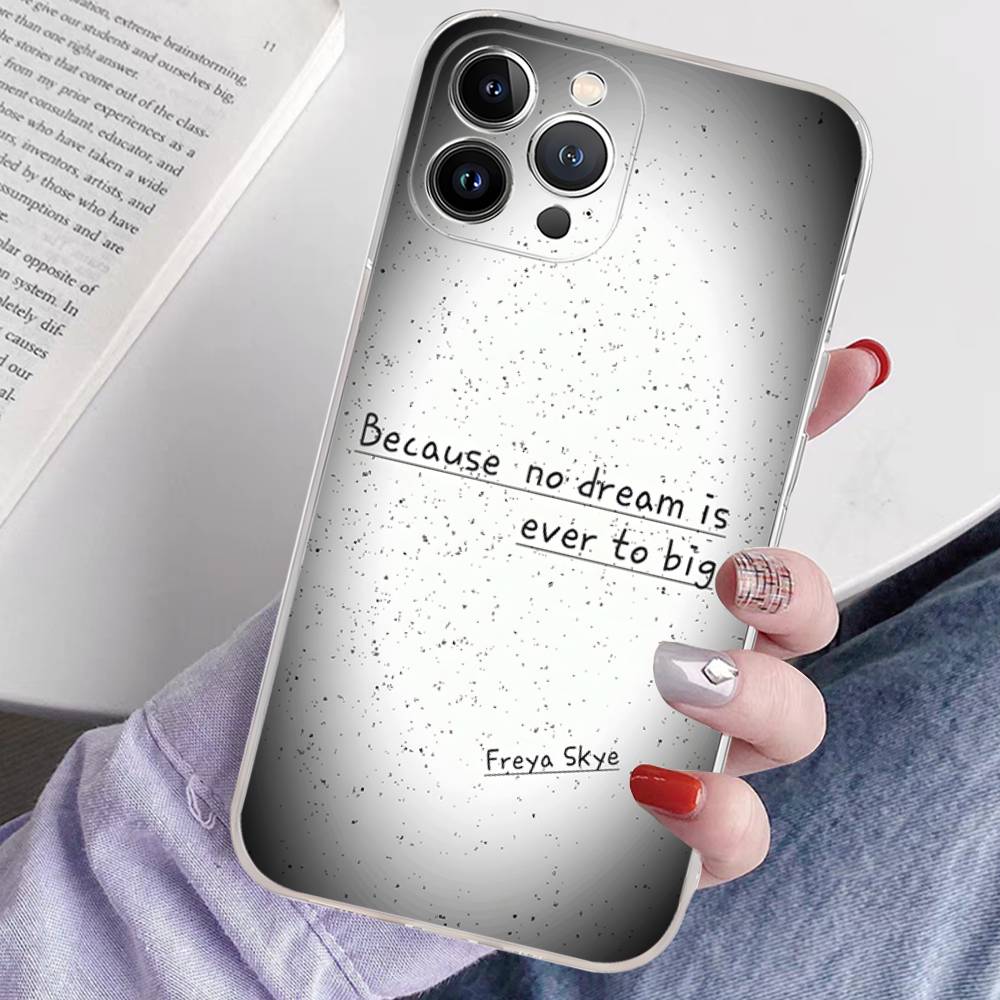 Sänger F-Freya Skye Passend für IPhone 16 15 Promax Handyhülle IPhone 14 11 12 High End 13 Pro Silikon