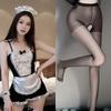Sexy Maid Lingerie Set with Removable Lace Headband and Apron