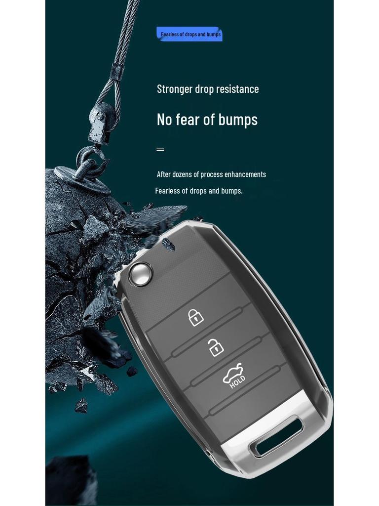 Kia K2/K3/K4/K5 Minimalist Key Case for Huan Chi, Zhi Pao, KXCross, KX7, Yipao Models
