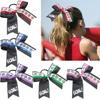 10PCS Soccer Themed Fabric Hair Bowknots Supporter Hair Decorations Perfect For Sports Event And Celebration