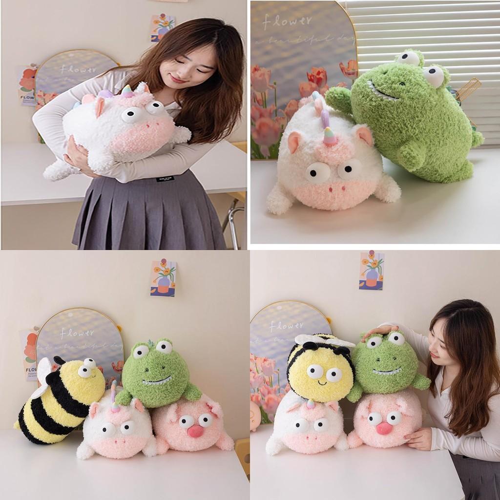 Adorable Plush Animal Toy With Unique Designs Of Bee Crocodile Unicorn And Pig For Cozy Cuddles