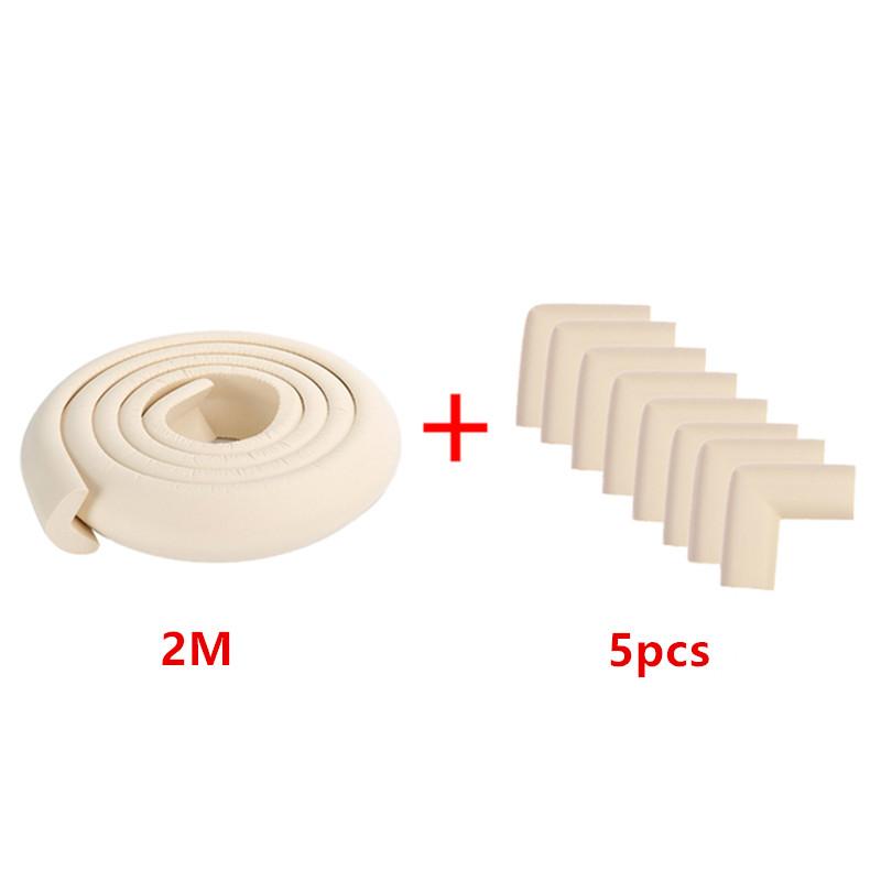 

Защитный уголок для детской безопасности, защита детей, мебельные углы, угловая защита, защитный уголок для стола, набор лент для безопасности детей 2M+5PCS