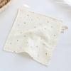 Cotton Washcloth Baby Muslin Face Towel for Delicate Skin 4-layer Absorbent Muslin Hand Washing Towel Newborn Burp Cloth