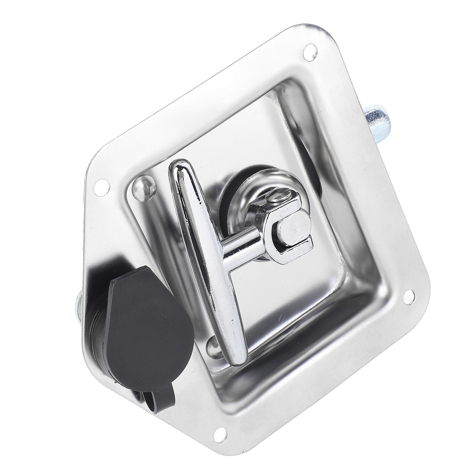 

Stainless Steel Folding T Shape Handle Lock T Handle Latch for Truck Trailer Engineering Vehicles