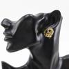 CHANEL COCO Mark Earring vintage Plated Gold 15.7g Women Used