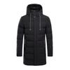 Herren Kapuzen-Dicke Mittellange Daunenjacke - Herbst/Winter Übergröße Baumwolle Oberbekleidung