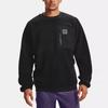 Under Armour Mission Sweatshirts Men's Black Crew Neck Thickened Regular Unisex 1366093-001