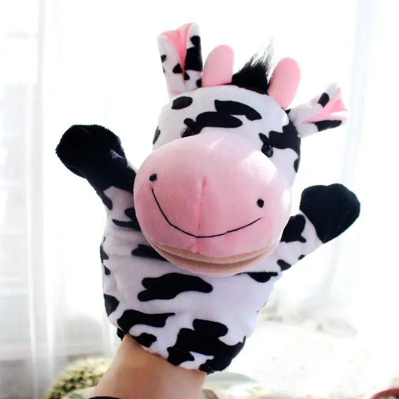 Kids Plush Finger Puppet & Hand Puppet Popular Activity Boy Girl Role Play Bedtime Story Props 3D Animal Decompressing Toy Doll