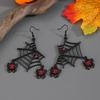 New Gothic Bat Spider Pendant Earrings for Women - Dark Halloween Jewelry