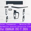 For CHANGAN UNI-T 2024 Gearbox Panel Navigation Automotive Interior Screen Protective Film TPU Anti-Scratch Sticker