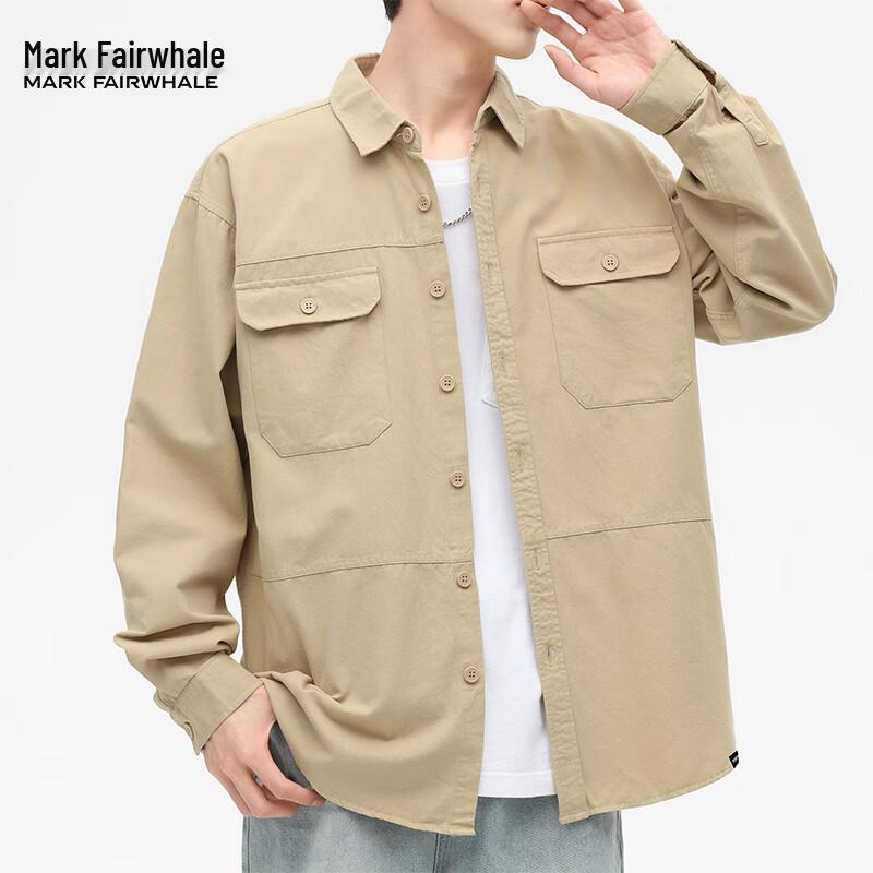 Mark Fairwhale Men s Loose Fit Long-Sleeve Shirt L